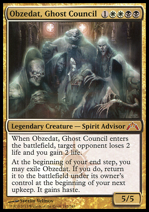 Obzedat, Ghost Council